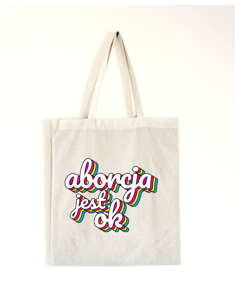 Torba "aborcja jest ok" - panseksualna flaga