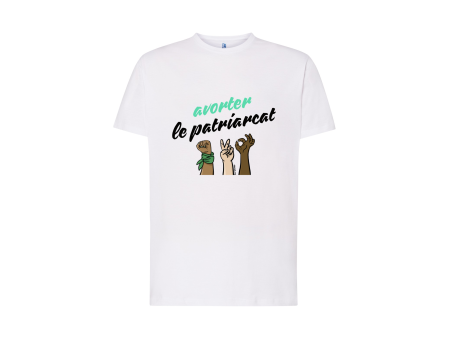 T-shirt "avorter le patriarcat" [FR] [white]