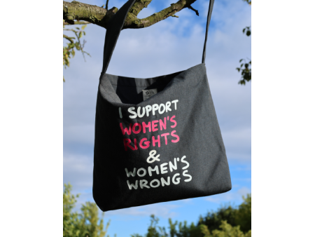 Duża torba - Support women's rights and wrongs