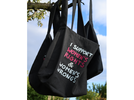 Duża torba - Support women's rights and wrongs