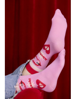 Socks - Abotak / AboYes [dark pink]